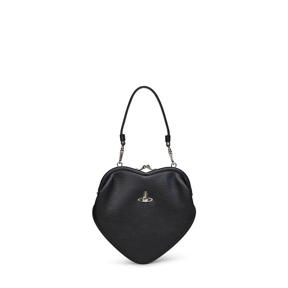 VIVIENNE WESTWOOD Handbags - Vivienne Westwood Women Black Belle Heart Frame Handbag